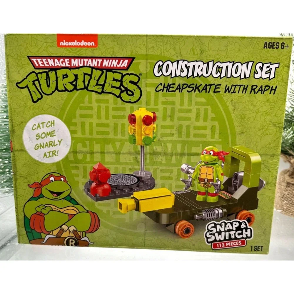 Teenage Mutant Ninja Turtles Nickelodeon Construction Set Styles May Vary 113 Pc